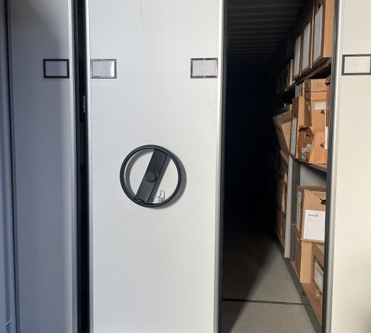 Afbeelding van een archiefcontainer.